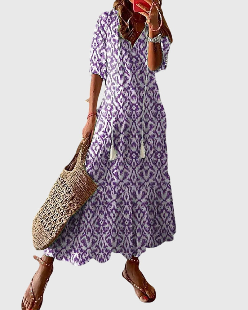Amalia™ | Vintage-Inspired Boho Summer Dress