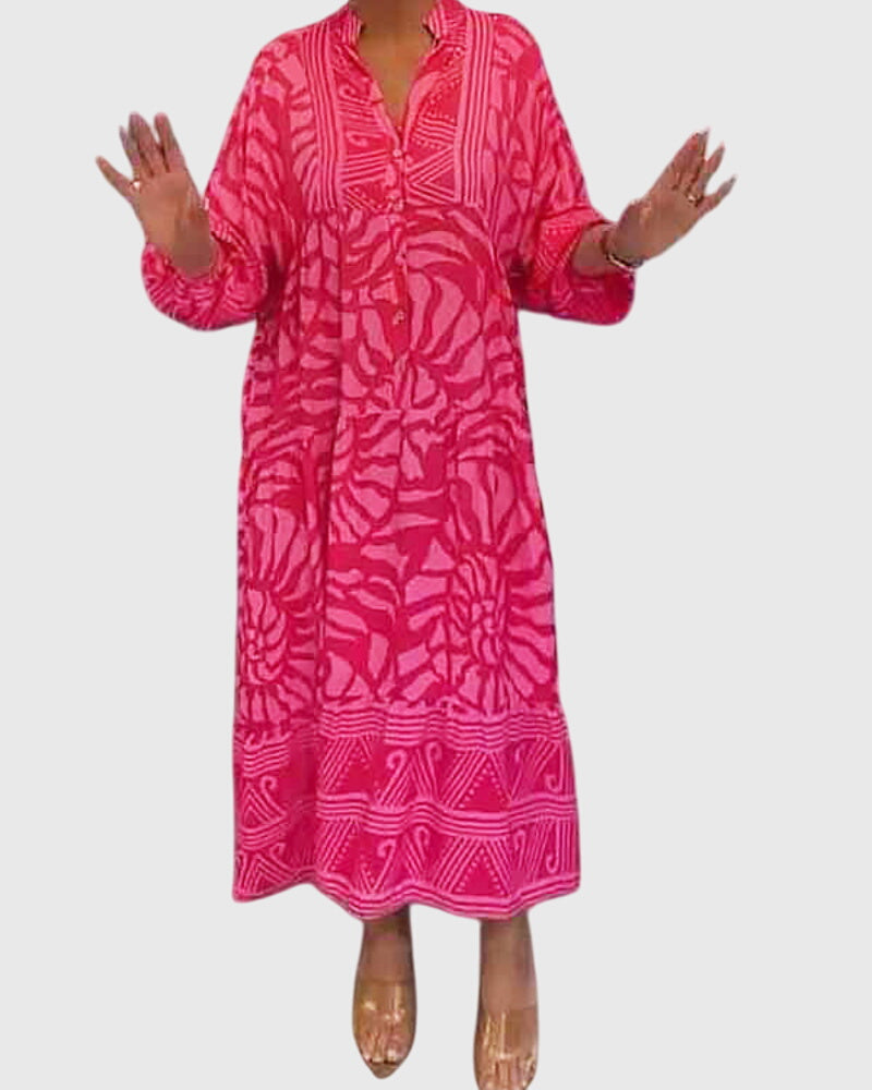 Mckinley™ | Elegant Printed Maxi Dress