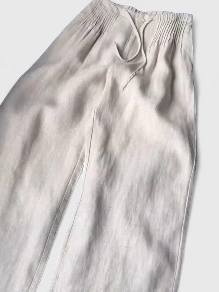 Comfortable Pants with Elegant Saree Design