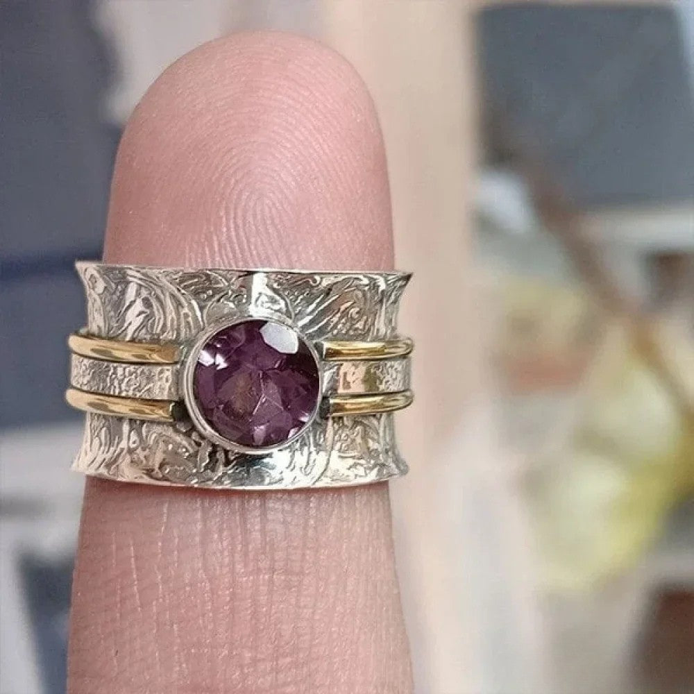 Bohemian Crystal Healing Ring