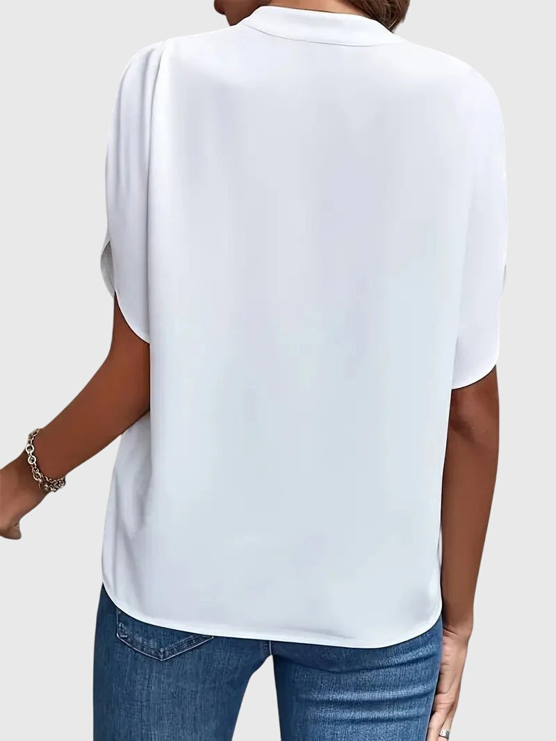Beatrix™ | Luxuriously Soft V-Neck Top with Elegant Design