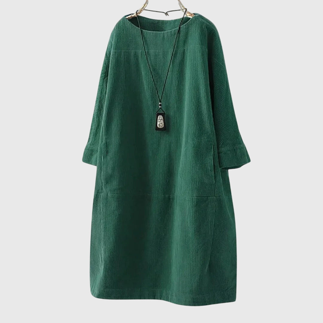 Grace | Easygoing Corduroy Midi Dress