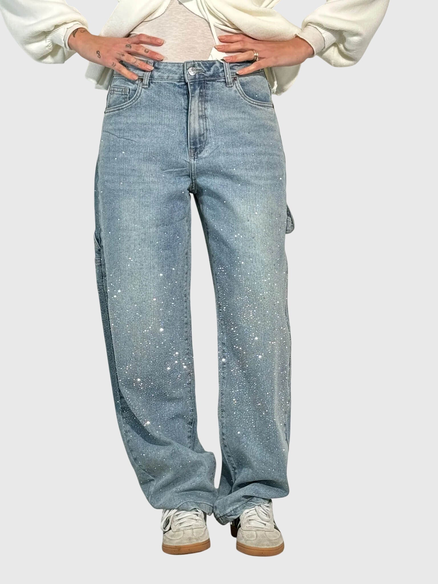 Stella™ Diamond-Embellished Pants
