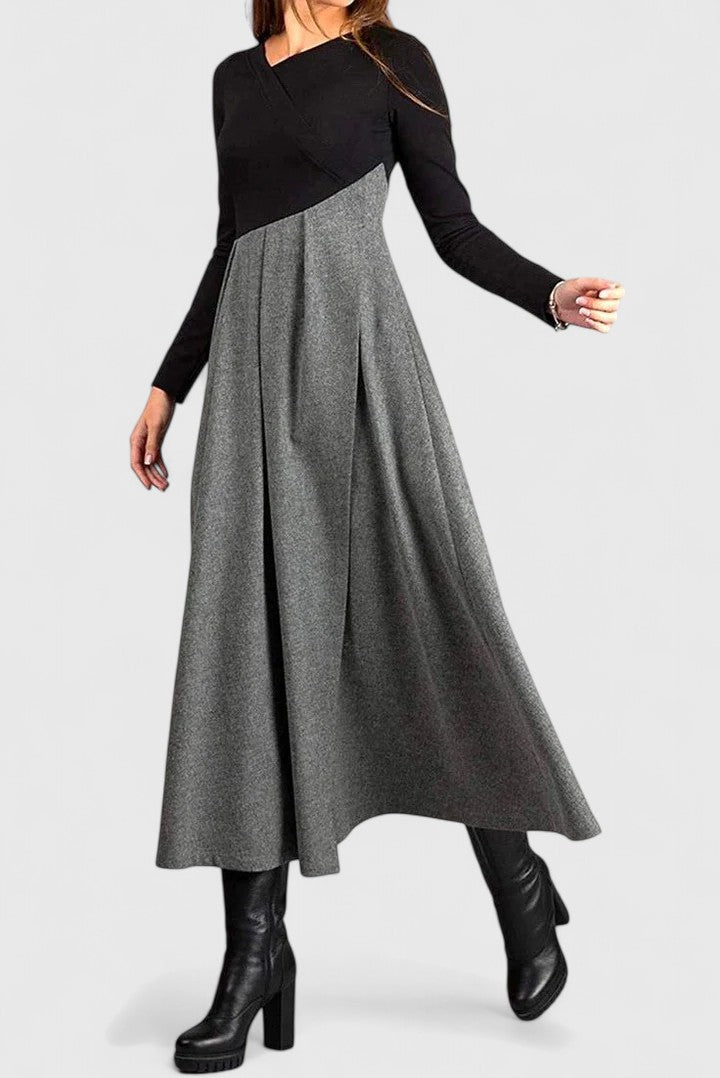 Janet | Chic Long Sleeve Maxi Gown