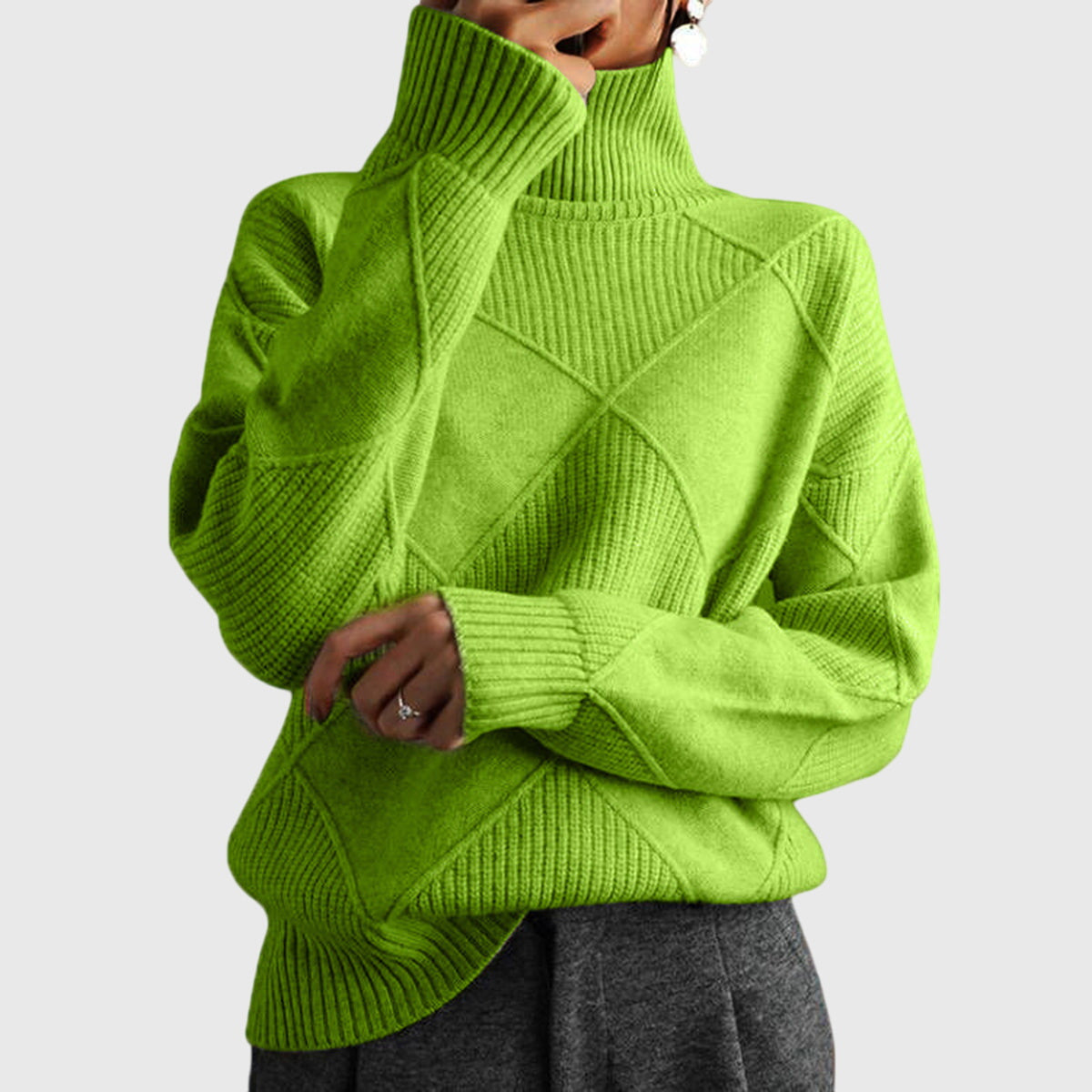 Angela™ Cozy Turtleneck Sweater