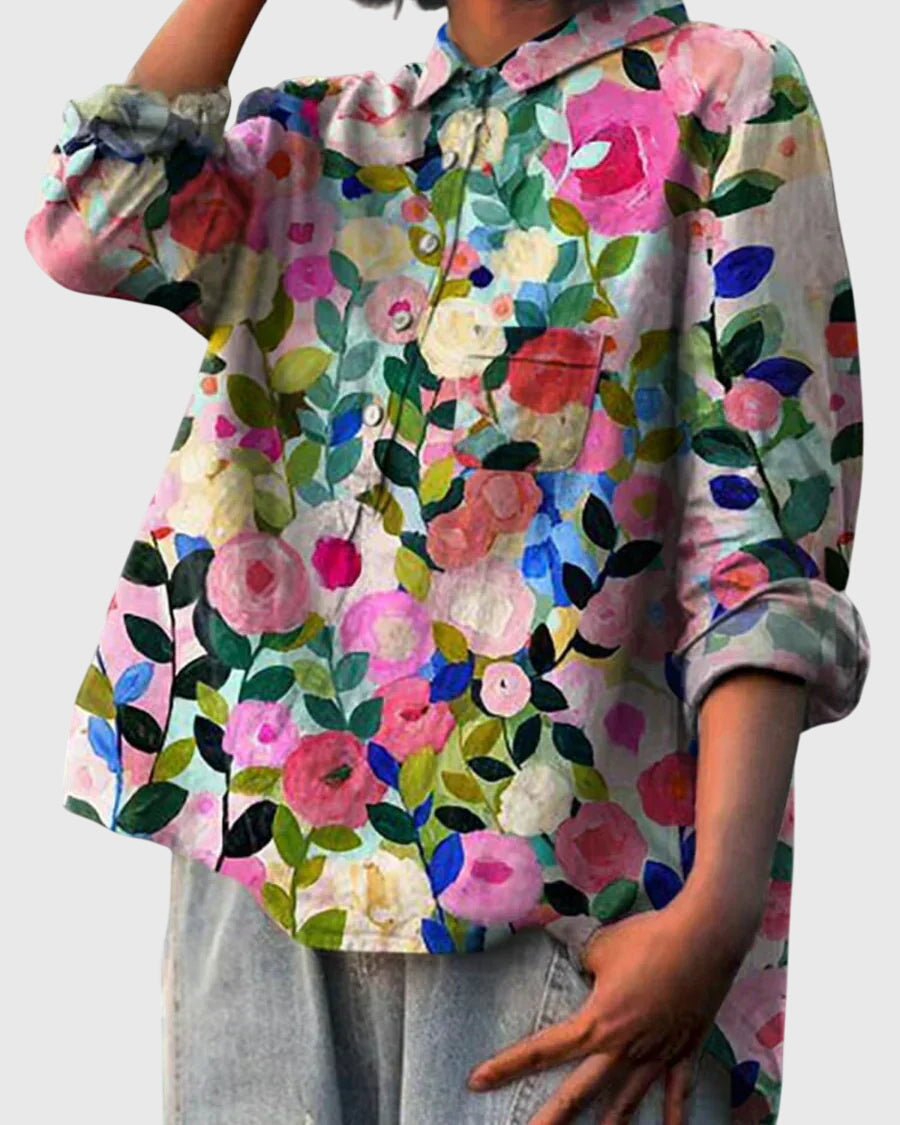 Valeria™ - Blooming Floral Blouse