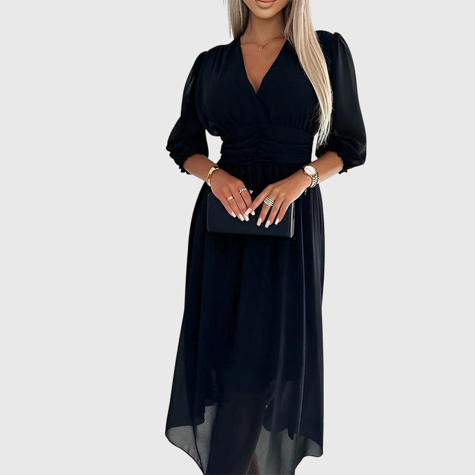 Chloe™ | Airy Silky Chiffon Dress