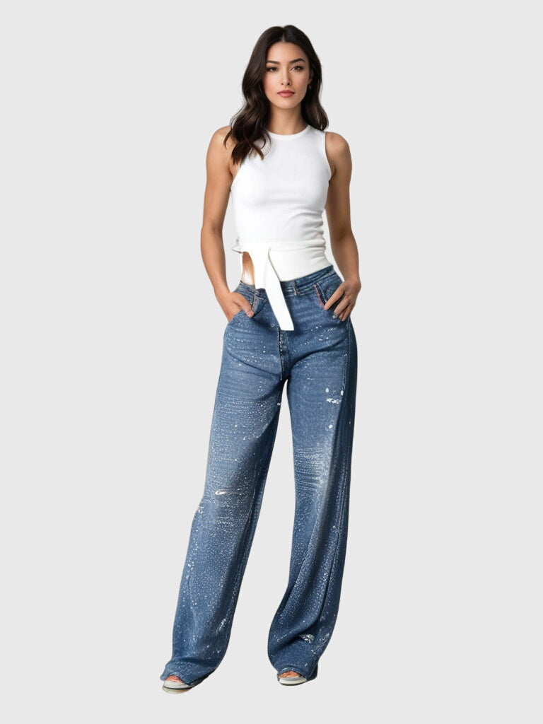Stella™ Diamond-Embellished Pants