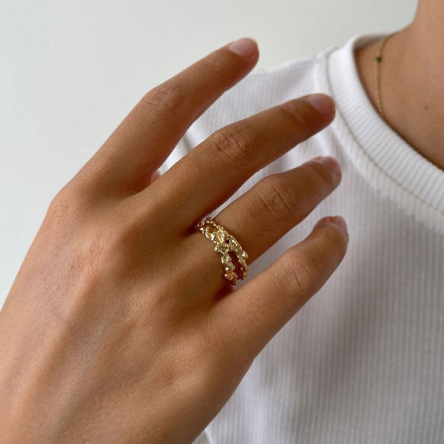 Rosanique 18K Gold Ring