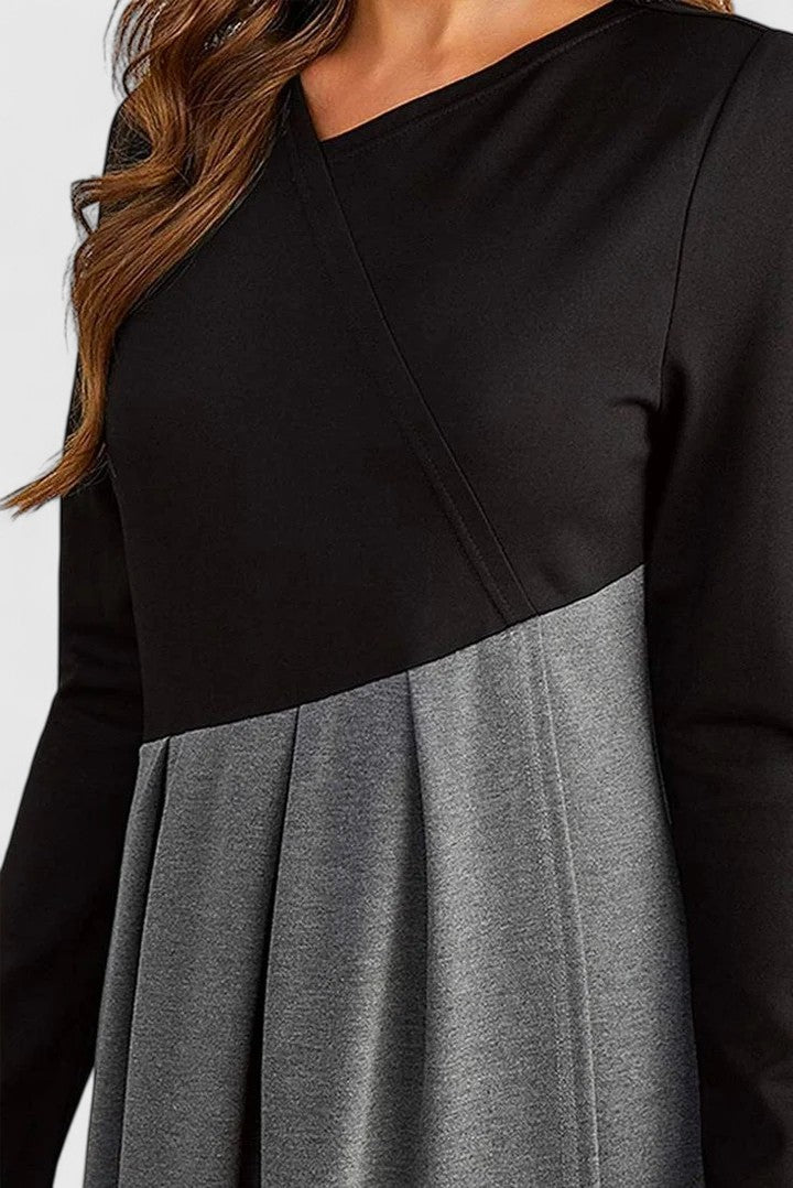 Janet | Chic Long Sleeve Maxi Gown