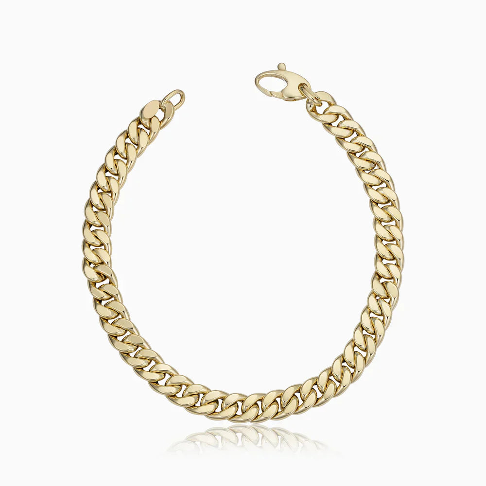 Mayzharine | 18k Gold Cuban Armband