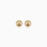 Soravelle | 18K Gold Round Earrings