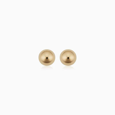 Soravelle | 18K Gold Round Earrings