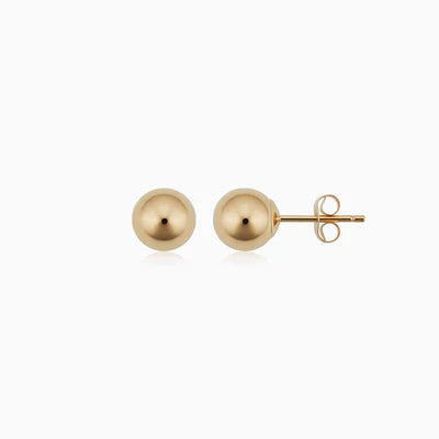 Soravelle | 18K Gold Round Earrings
