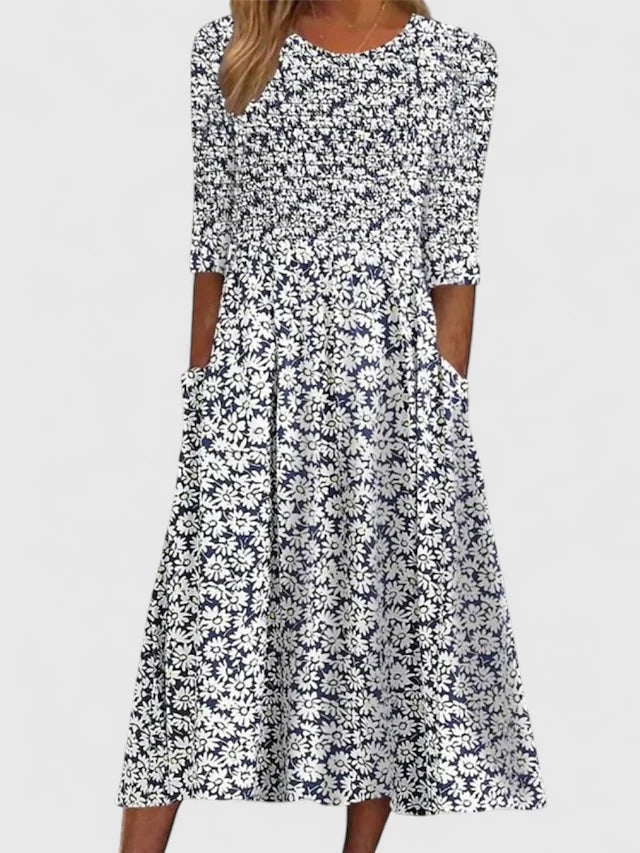 Violethia | Chic Midi Dress