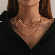 Retro 3-String Layered Necklace