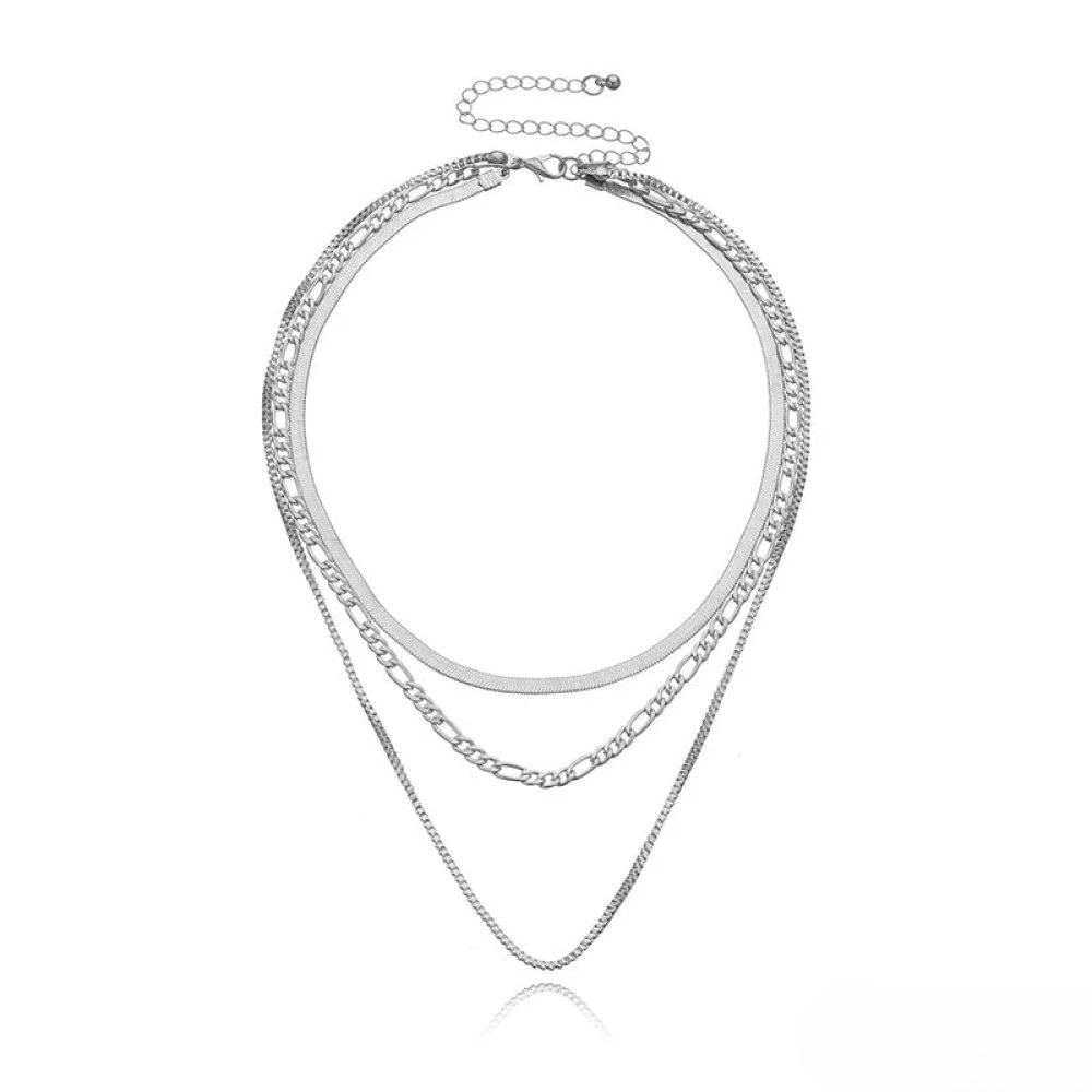 Retro 3-String Layered Necklace