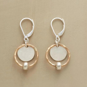 Classic Pearl Earrings with Gold and Silver Finish