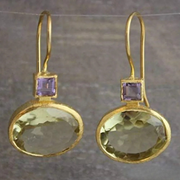 Vintage-Inspired Green Earrings
