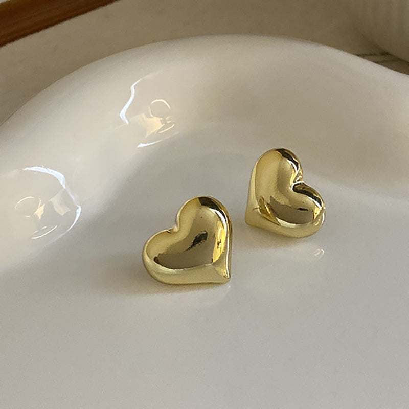 Chic Heart-Shaped Earrings
