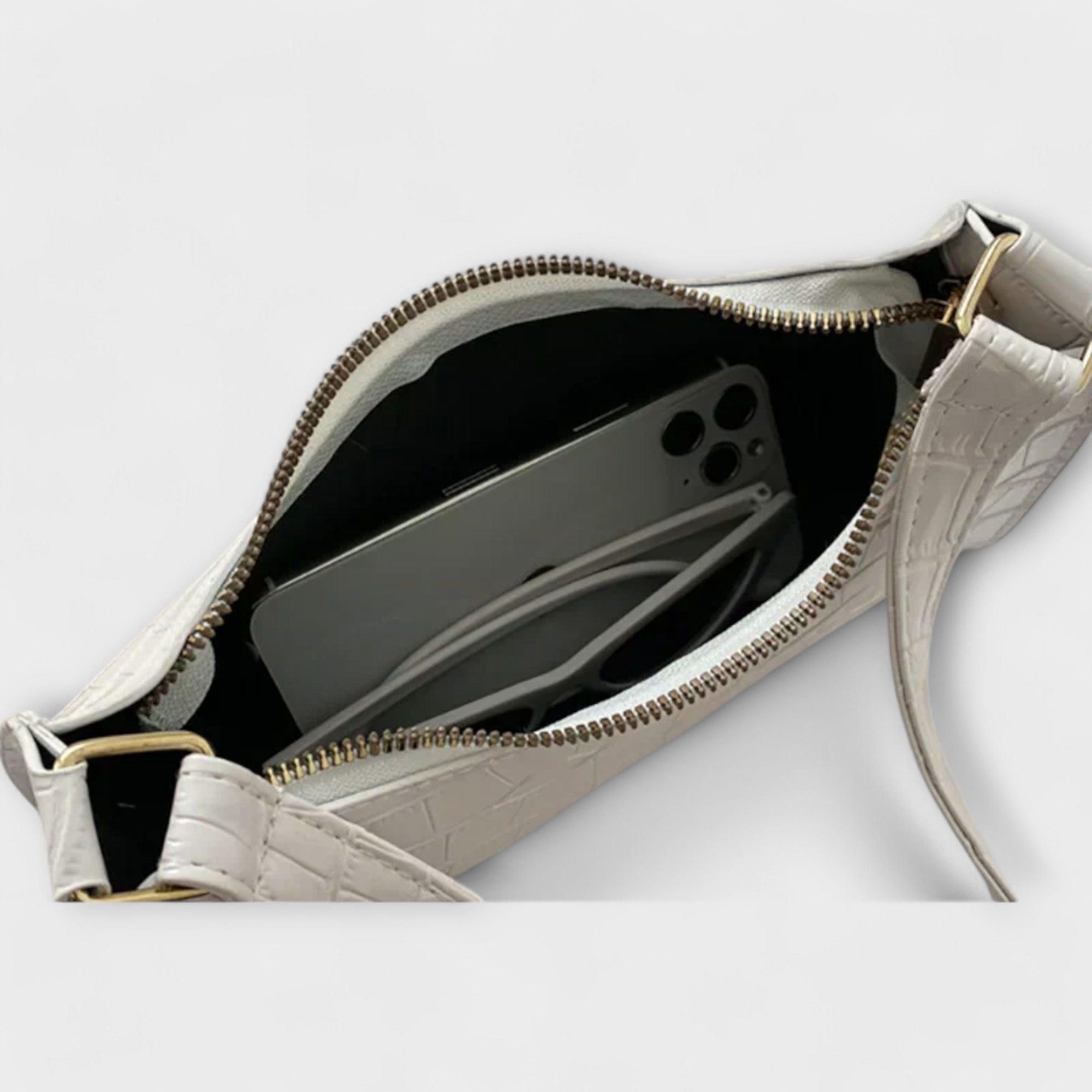 Olivia - Glossy Leather Handbag