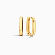 Vivarynne | 18K Gold Icon Hoop Earrings