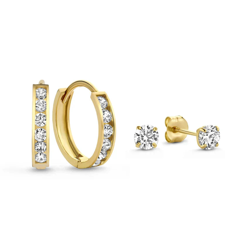 Syrenellee | 14k Gold Earrings Set