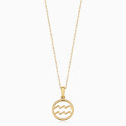 Rosalyette 18k Gold Zodiac Sign Necklace