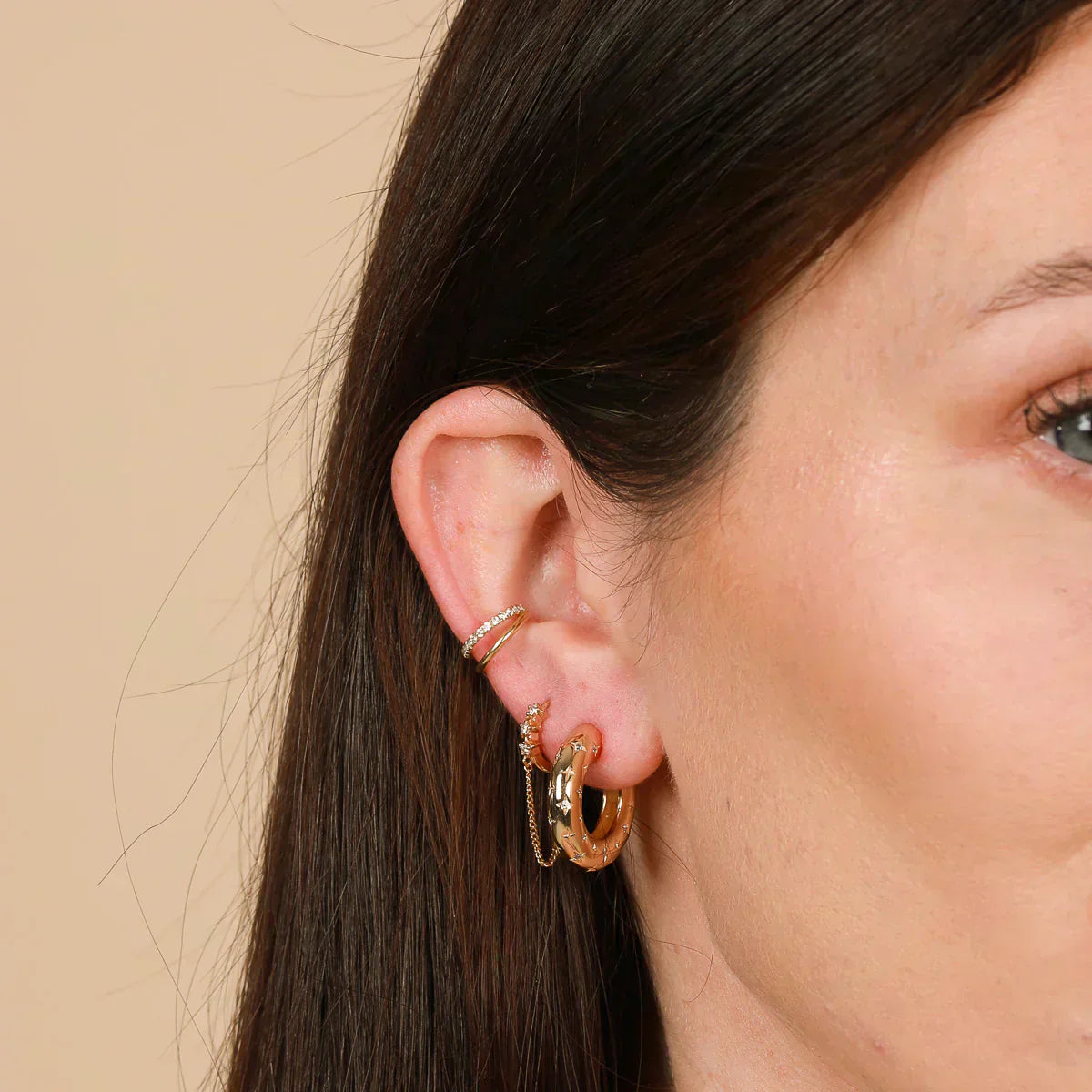 Florenzia | 18k Gold Star Earrings