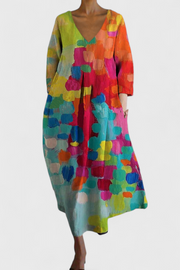 Isalinde | Cozy V-Neck Dress