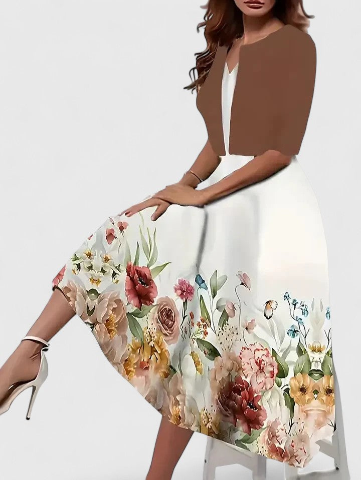 Chantal | Sophisticated Midi Dress