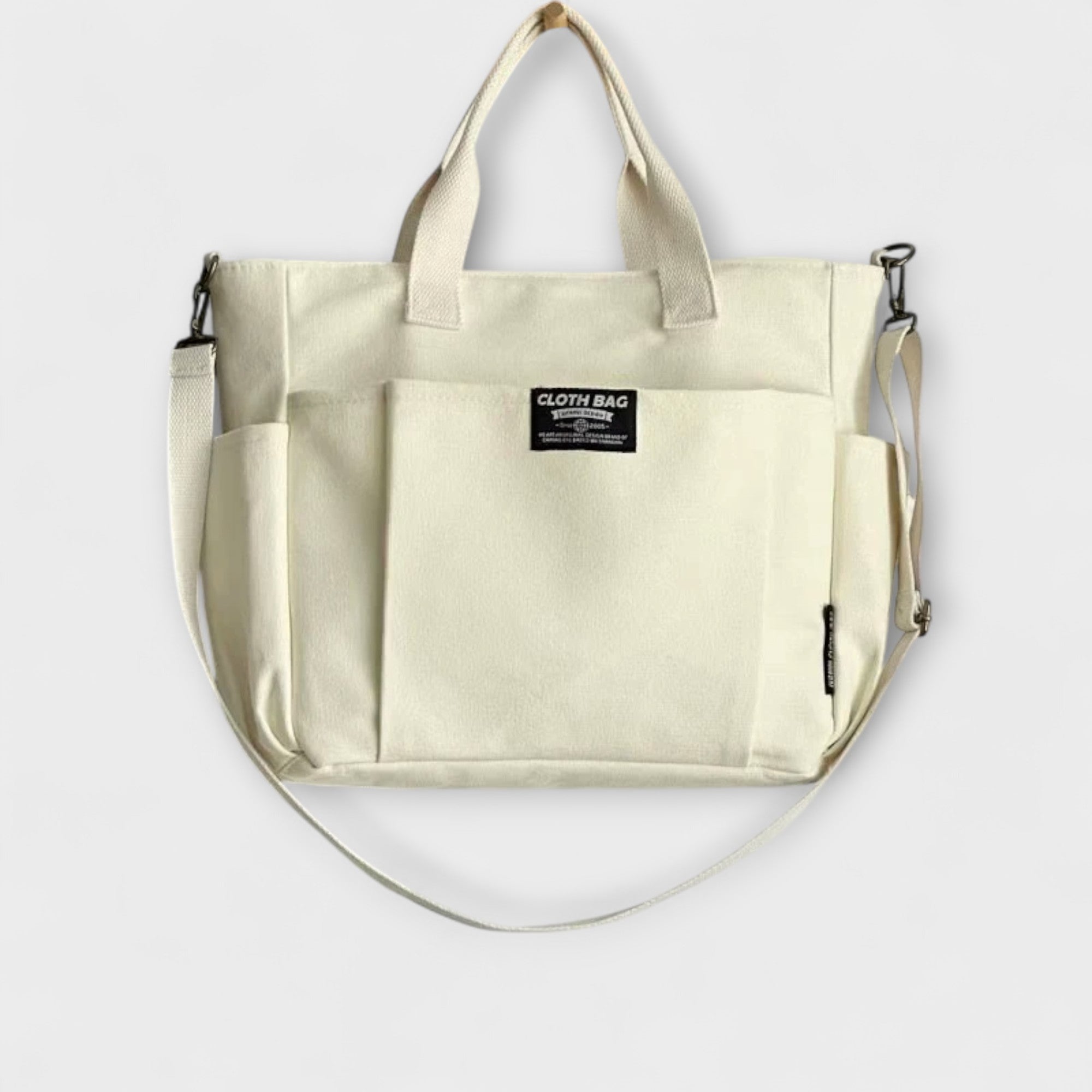 Olivia - Sleek Minimalist Canvas Tote