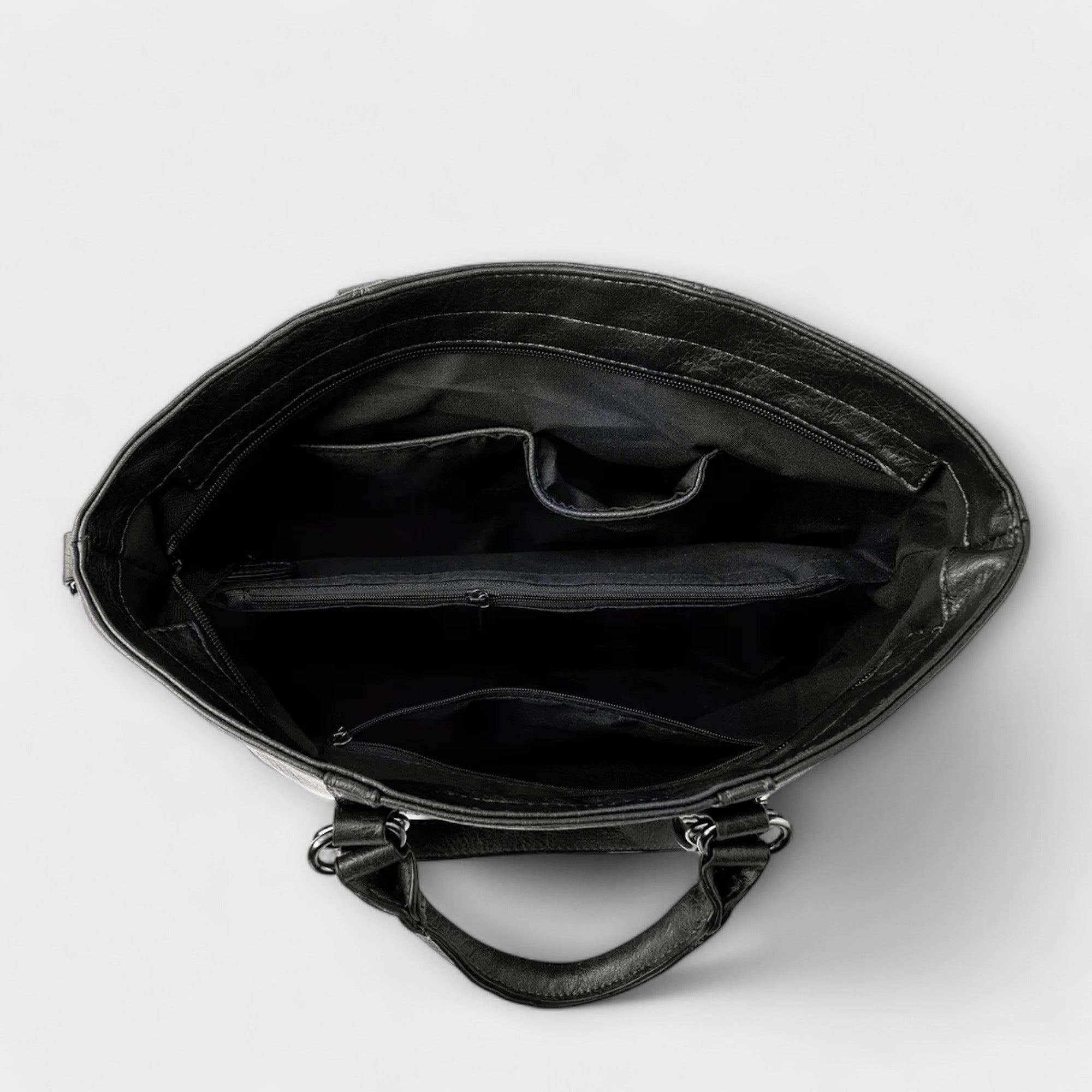 Olivia - Spacious Leather Tote