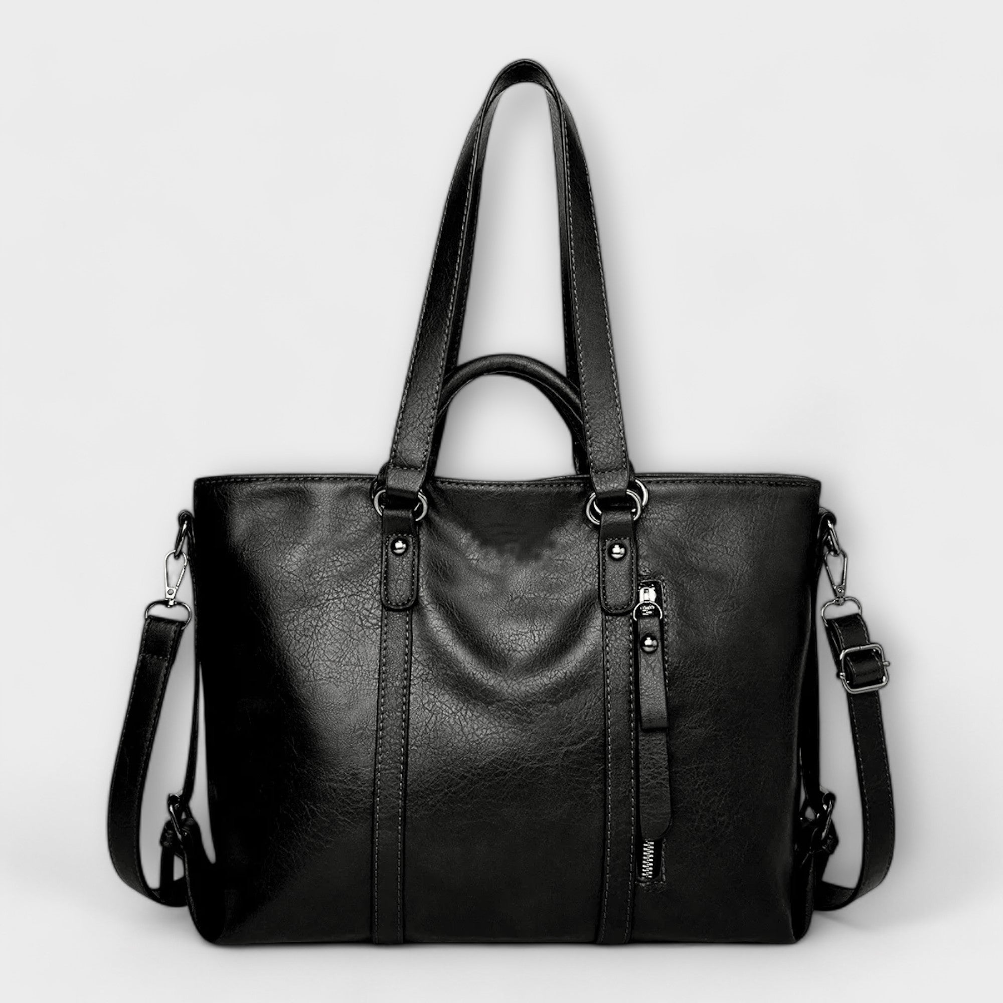 Olivia - Spacious Leather Tote