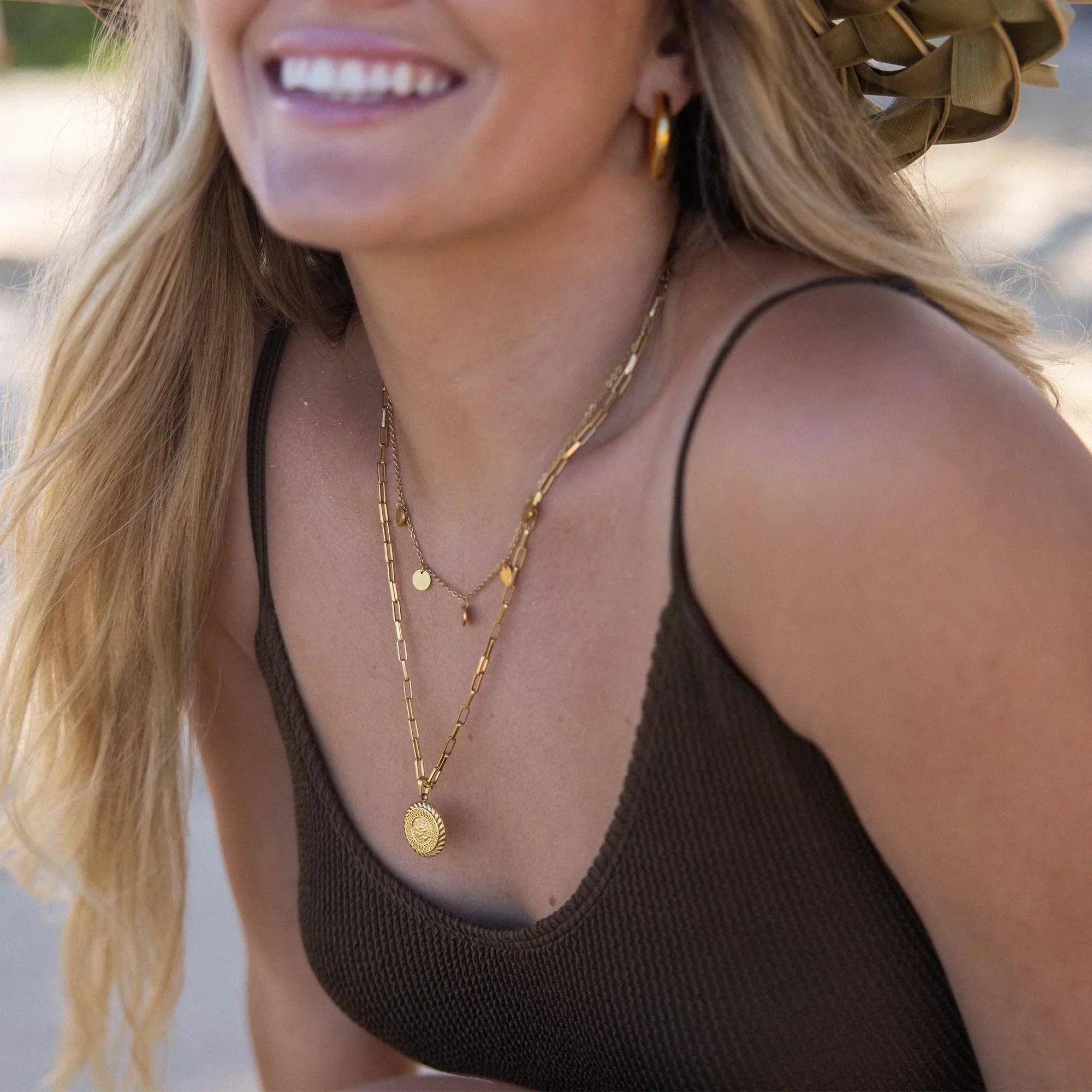 Thessalya | 18k Gold Buddha Pendant Necklace