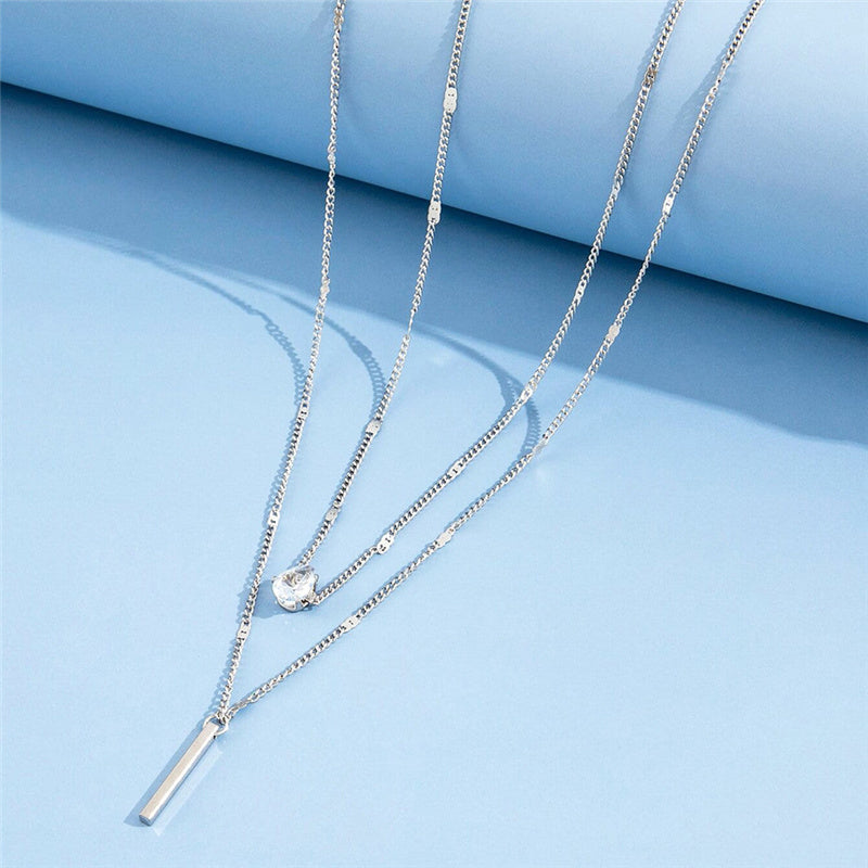 Classic Gold Pendant Necklace Set