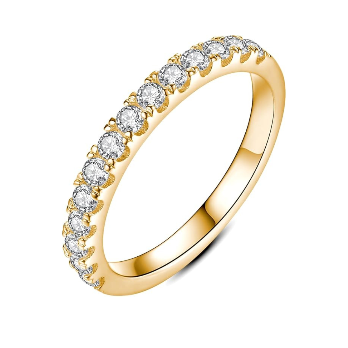 Zariahlene 18k Gold Diamond Button Ring