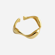 Carisseya | 18K Gold Wave Ring