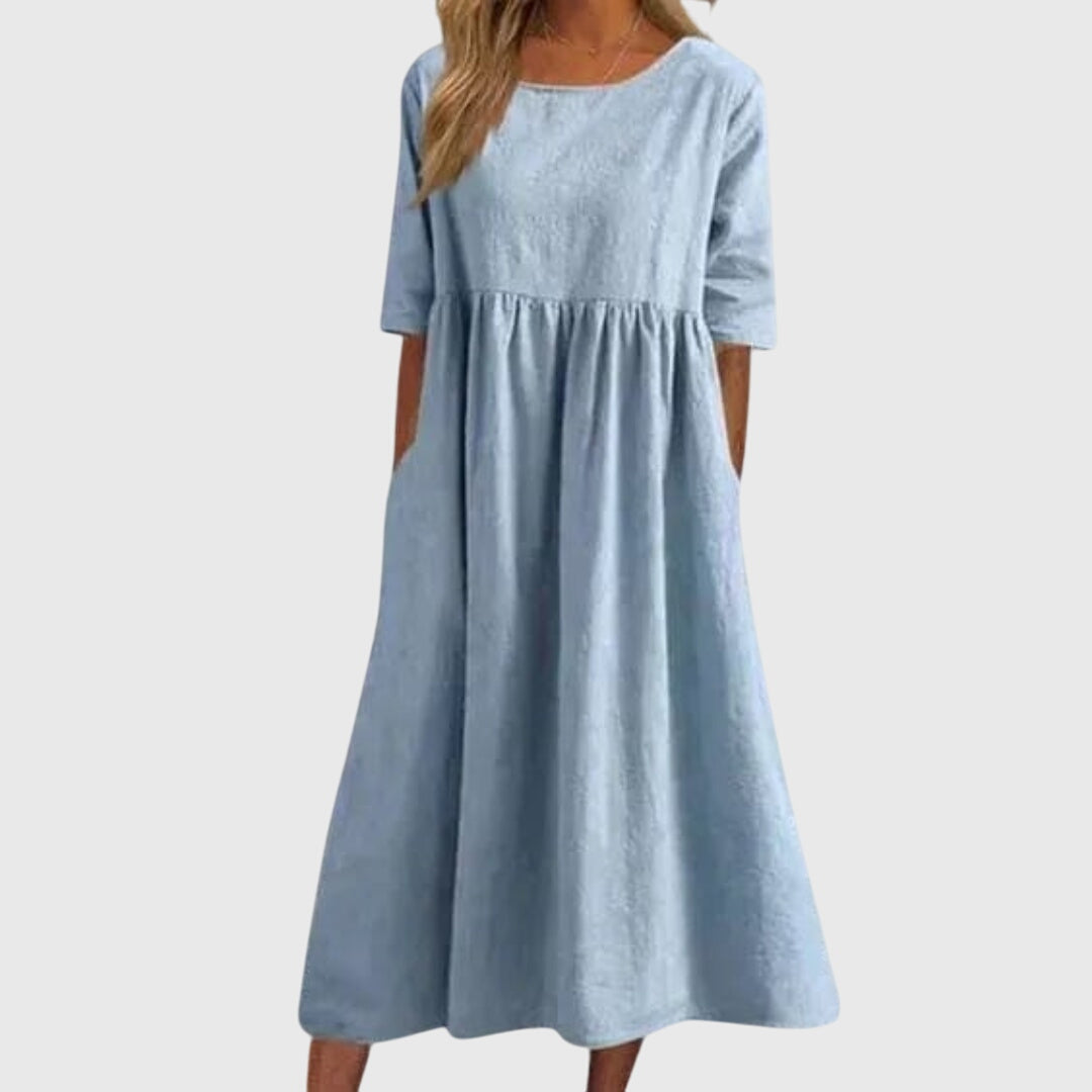 Haisley™ | Chic Short-Sleeve Dress