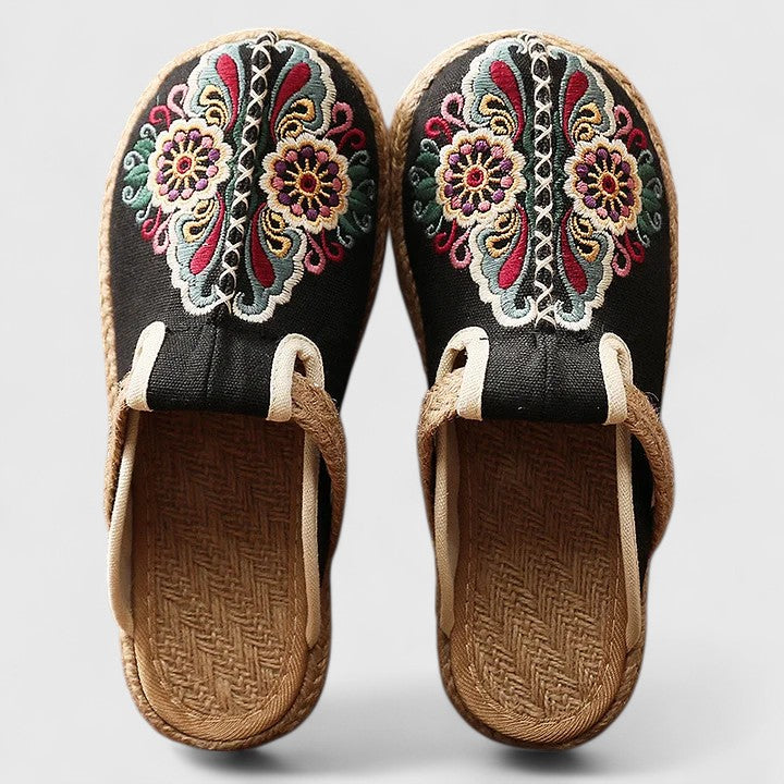 Marousse | Cozy Handmade Floral Slippers