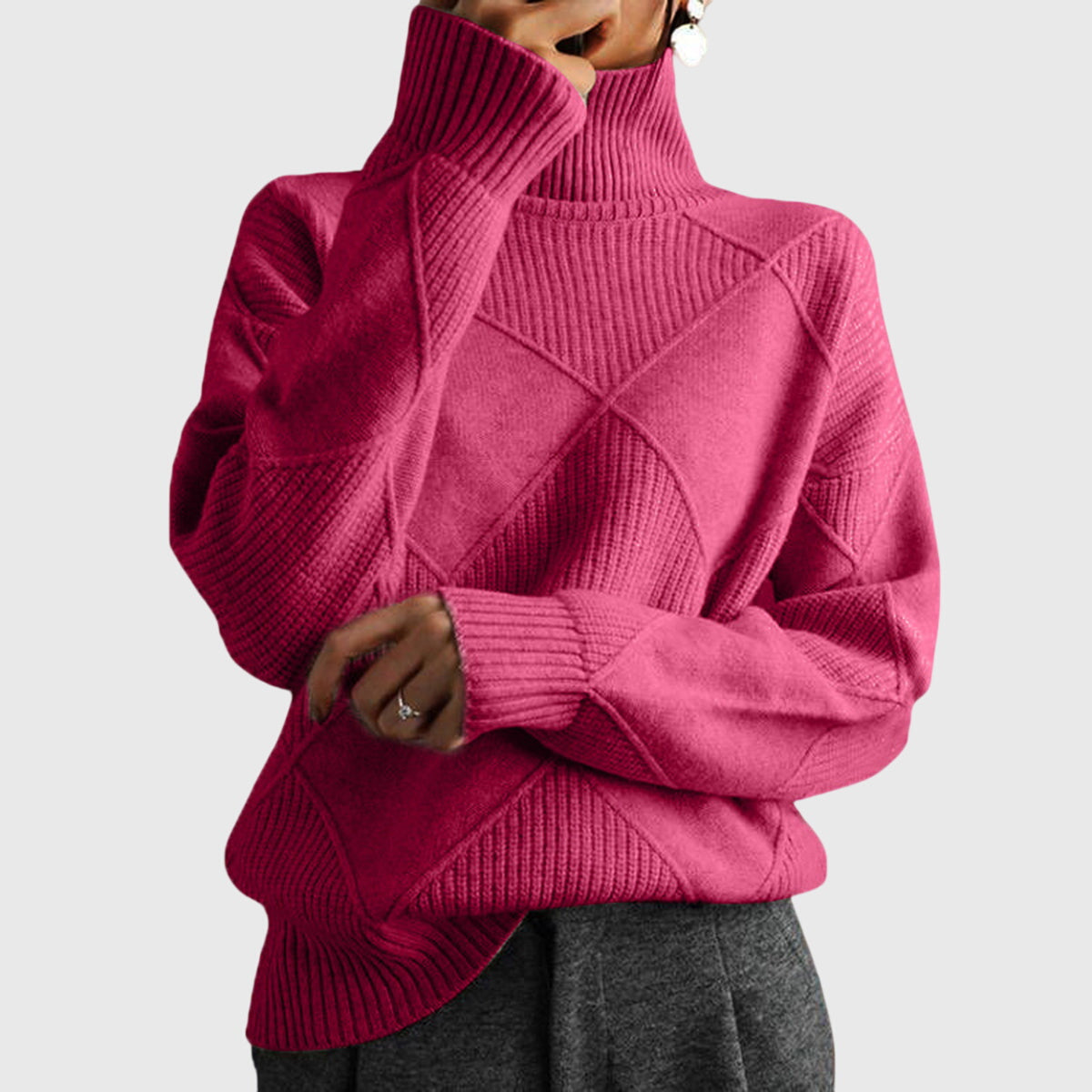 Angela™ Cozy Turtleneck Sweater