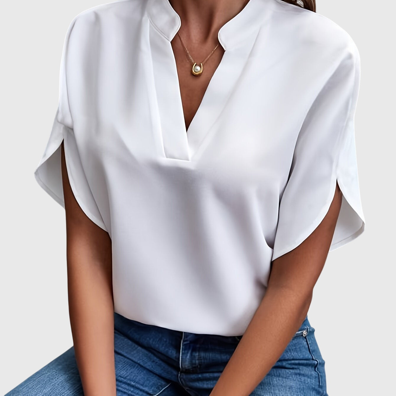 Kristie™ - Chic Elegance Blouse