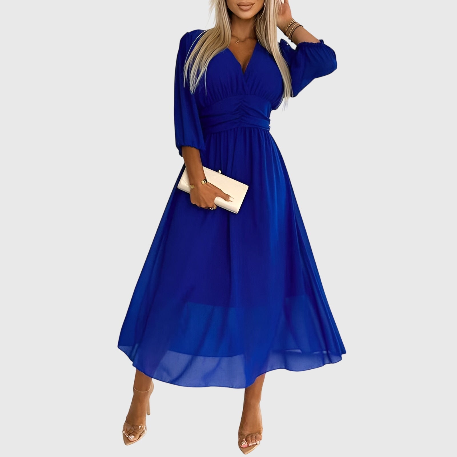 Chloe™ | Airy Silky Chiffon Dress