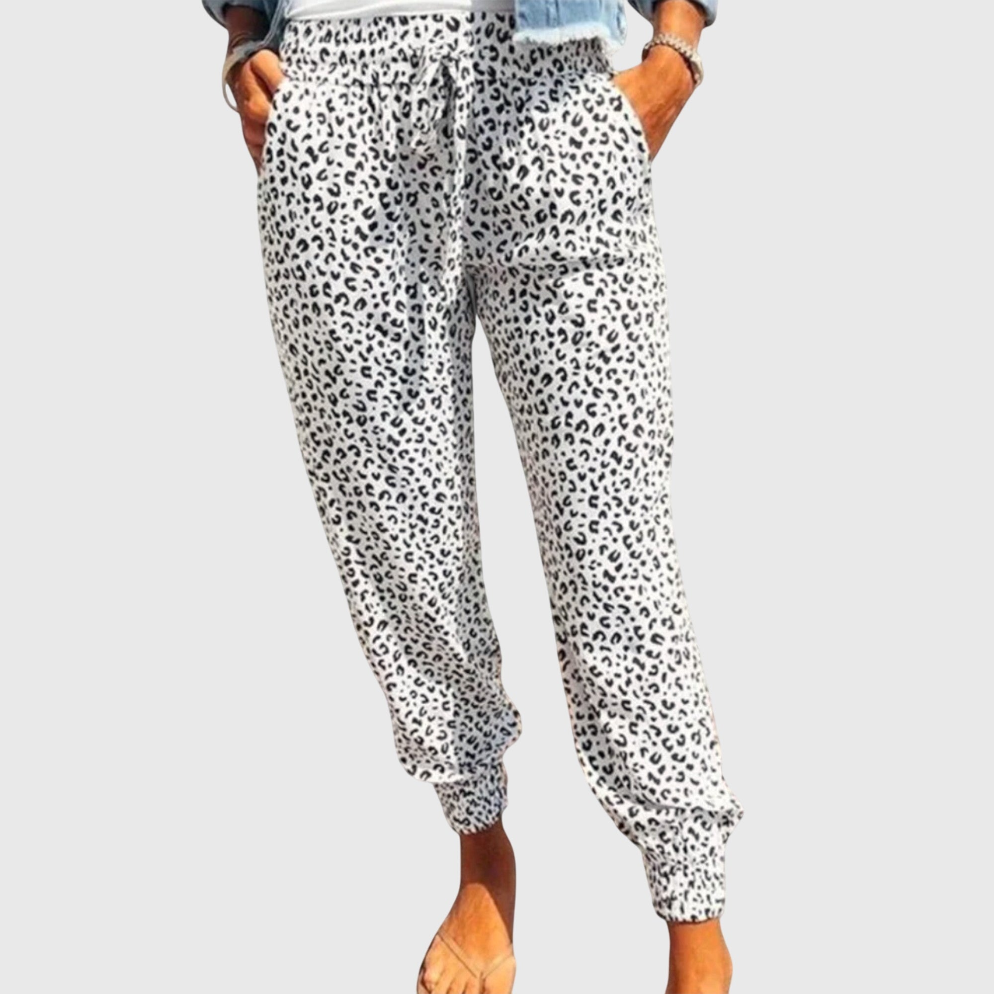 Feli - Wide-Leg Leo Pants