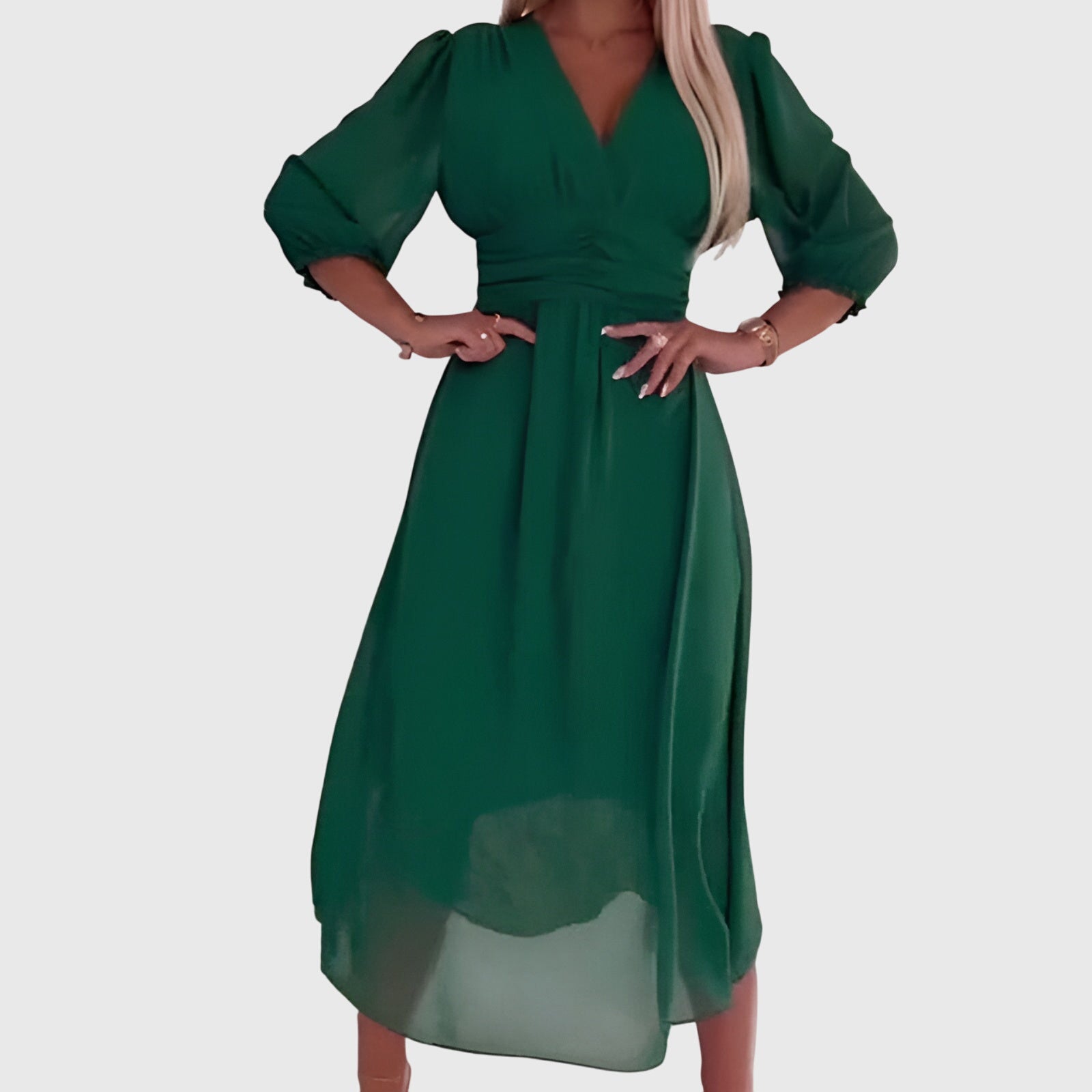 Chloe™ | Airy Silky Chiffon Dress