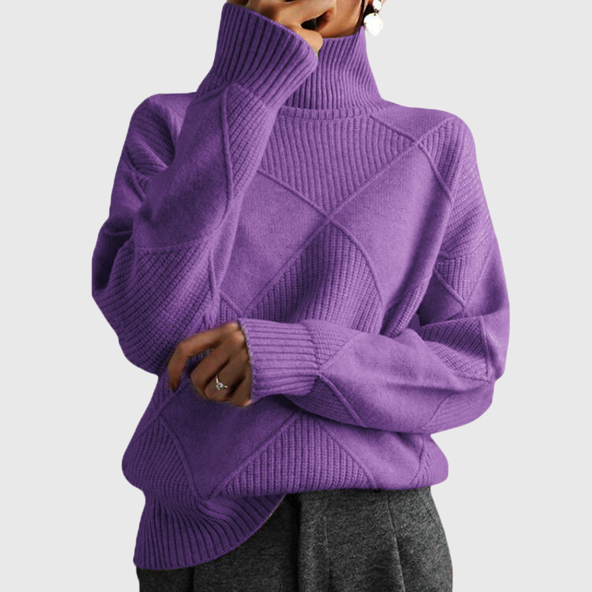 Angela™ Cozy Turtleneck Sweater