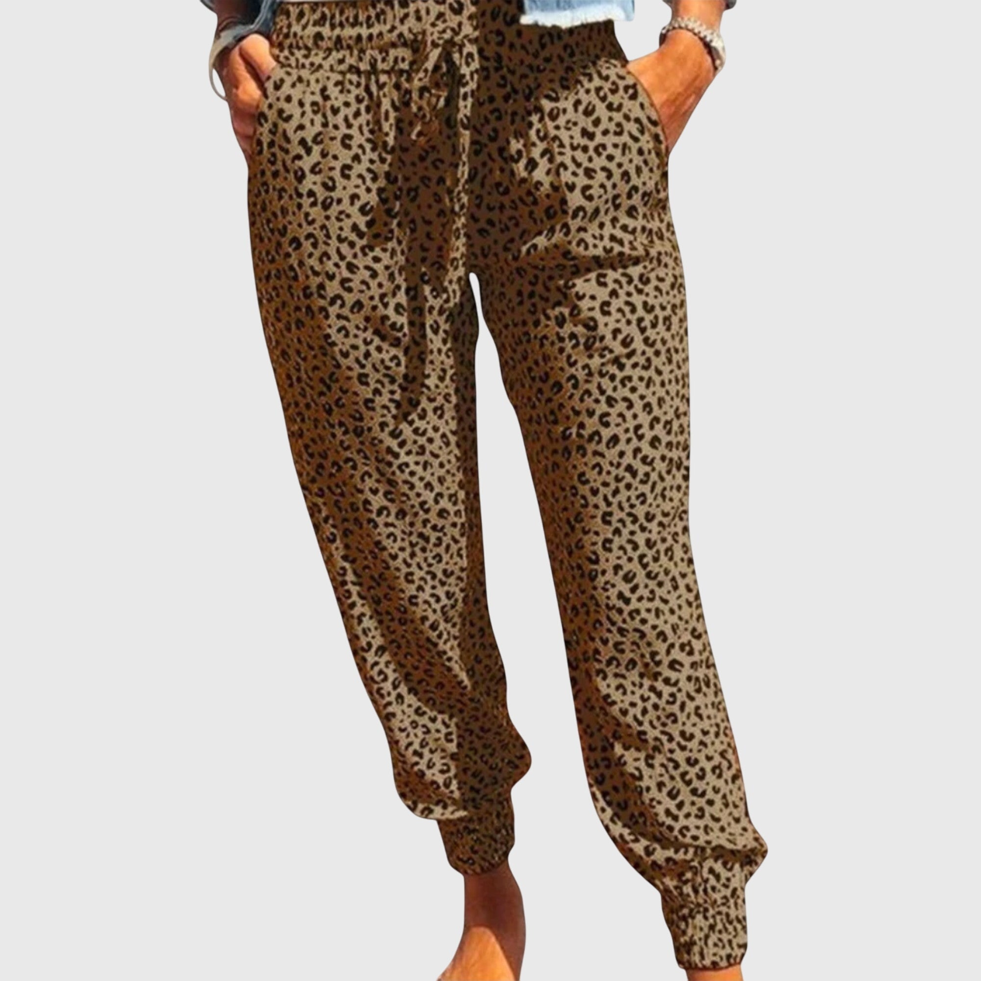 Feli - Wide-Leg Leo Pants