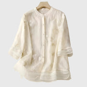 Nellie™ | Chic Floral Embroidered Top