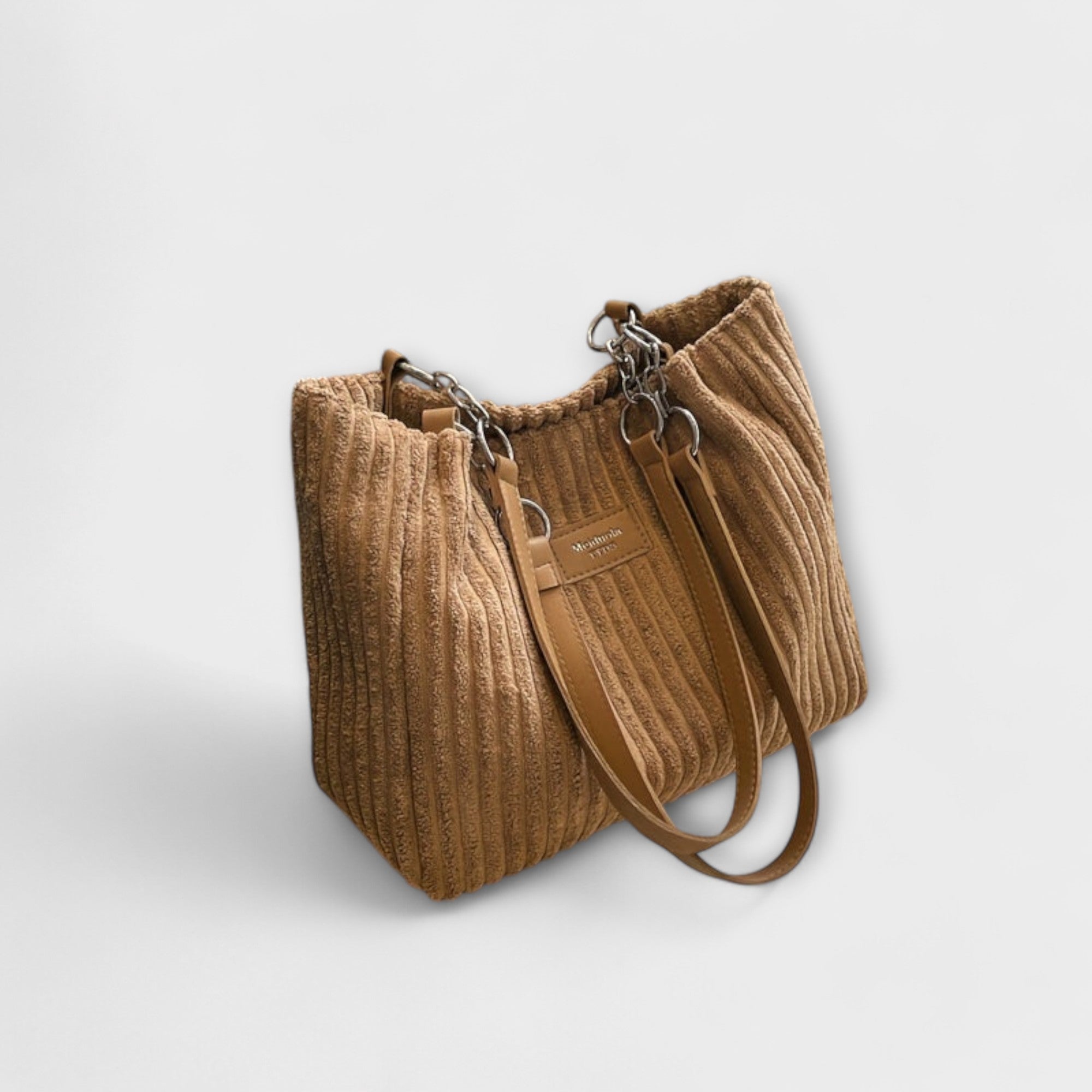 Olivia - Plush Corduroy Shoulder Bag