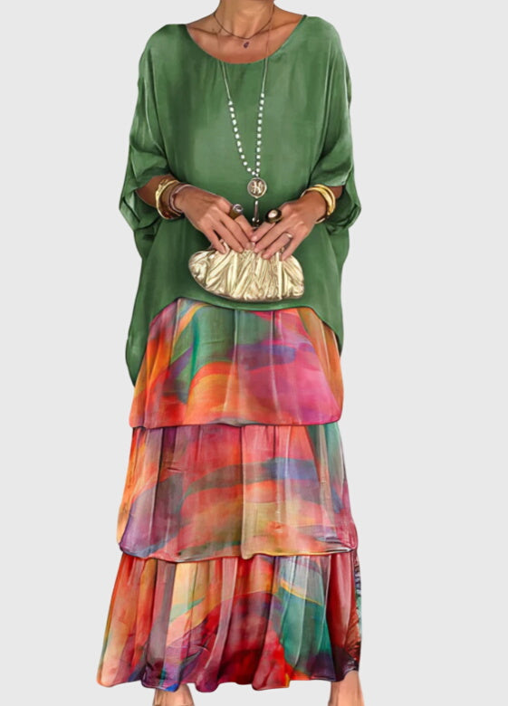 Susan™ | Elegant Long Flowing Dress